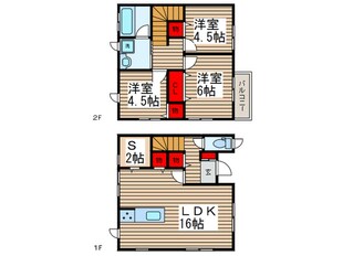 Bell Viewの物件間取画像